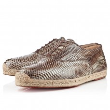 Sandalias Esparfred de Christian Louboutin color piedra Sandalias Esparfred de Christian Louboutin color piedra