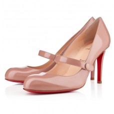 Zapatos de tacón Christian Louboutin Wallis de 80 mm color nude Zapatos de tacón Christian Louboutin Wallis de 80 mm color nude