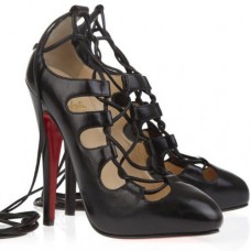 Zapatos de tacón Mary Jane Bloody de Christian Louboutin de 120 mm, color negro. Zapatos de tacón Mary Jane Bloody de Christian Louboutin de 120 mm, color negro.