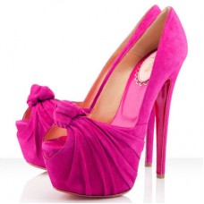 Christian Louboutin Lady Gres 160mm Peep Toe Bombas Framboise Christian Louboutin Lady Gres 160mm Peep Toe Bombas Framboise