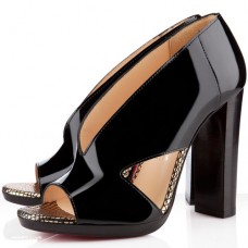 Sandalias Christian Louboutin Consigne de 120 mm, color negro. Sandalias Christian Louboutin Consigne de 120 mm, color negro.