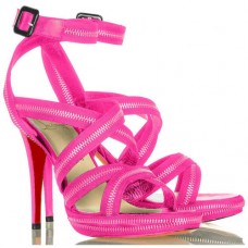 Sandalias Christian Louboutin Rodita de 120 mm, color rosa matador.