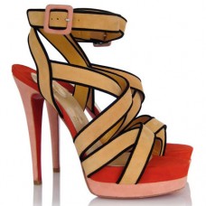 Sandalias Christian Louboutin Straratata de 120 mm color caqui Sandalias Christian Louboutin Straratata de 120 mm color caqui