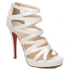 Sandalias Christian Louboutin Fernando de 120 mm blancas Sandalias Christian Louboutin Fernando de 120 mm blancas