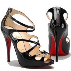 Sandalias Christian Louboutin Croisilleta de 120 mm negras Sandalias Christian Louboutin Croisilleta de 120 mm negras