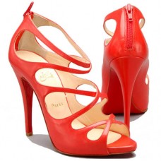 Sandalias Christian Louboutin Croisilleta de 120 mm, color rojo. Sandalias Christian Louboutin Croisilleta de 120 mm, color rojo.